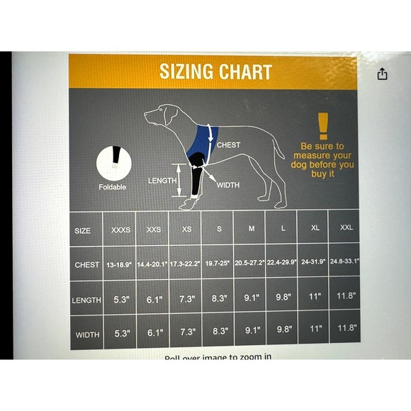 Coodeo Dog Recovery Sleeve Front Leg Large Blue - Picture 10 of 10